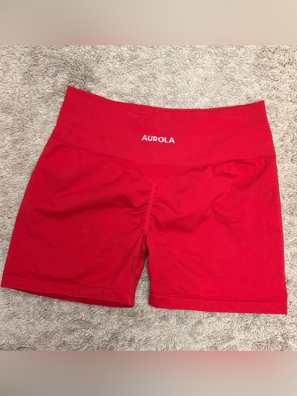 AUROLA Dream Workout Scrunch Shorts Size M